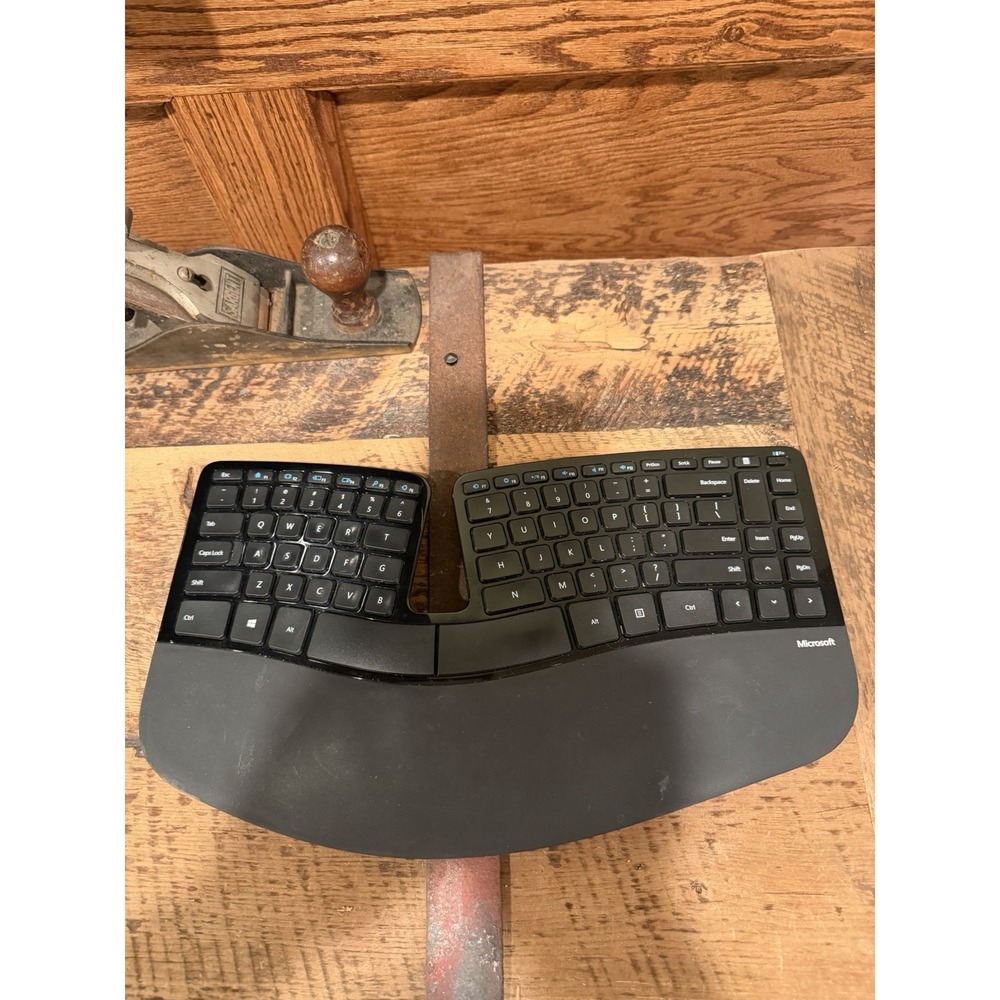Microsoft Sculpt Ergonomic Keyboard Model 1559 USB Dongle Included - Tested